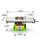 Результатний стіл BG-6350 350x100 мм для свердлильного фрезерного верстата, фото 4