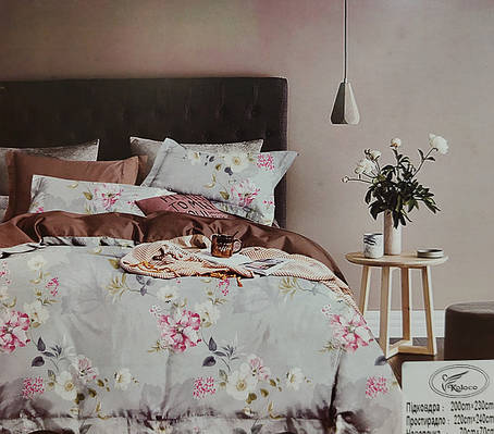 Постільна білизна Koloco Cotton Batterfly Series - Євро розмір, фото 1