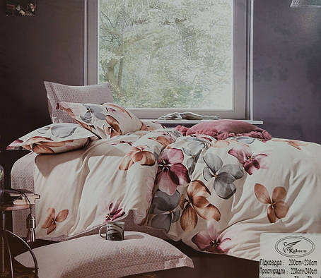 Постільна білизна Koloco Cotton Batterfly Series - Євро розмір, фото 1