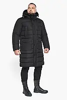 Чёрная классическая куртка зимняя для мужчины модель 63814
