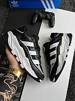 Кроссовки мужские Adidas Niteball Black White Leather M кроссовки adidas niteball кросівки адідас