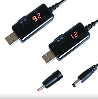 Переходник Преобразователь для Роутера USB с Переключателем DC 9/12V для Подключения к Повербанку