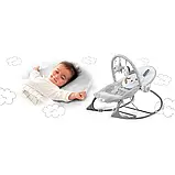 Дитяче крісло-качалка з вібрацією Nukido 705100 сіре від народження Польща, фото 7