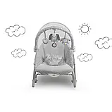 Дитяче крісло-качалка з вібрацією Nukido 705100 сіре від народження Польща, фото 8