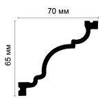 Карниз стельовий, KH 918 — довжина 2 м, Grand Decor, матеріал: HDPS (дюрополімер), фото 2