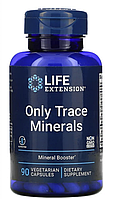 Life Extension, Only Trace Minerals, микроэлементы, 90 растительных капсул