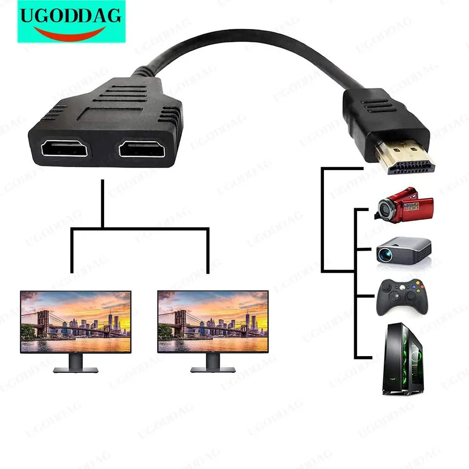 HDMI на 2 HDMI-сплітер, розгалужувач