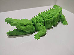 30 см. Рухома іграшка "Нільський крокодил". (Різні кольори). 3D-друк безпечним органічним пластиком