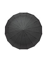 Парасолька автомат Feeling Rain M2316M чоловіча, 16 спиць, пряма ручка, Чорний