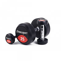 Обрезиненный гантельный ряд Fitnessport FDS-10 2,5-25kg (10 пар) 275 кг