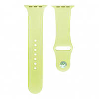 Ремешок Apple Watch 38 / Watch 40, Silicone WatchBand, Mellow Yellow, Желтый