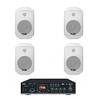 Комплект звуку DV audio MA404MS4W для приміщення до 60м.