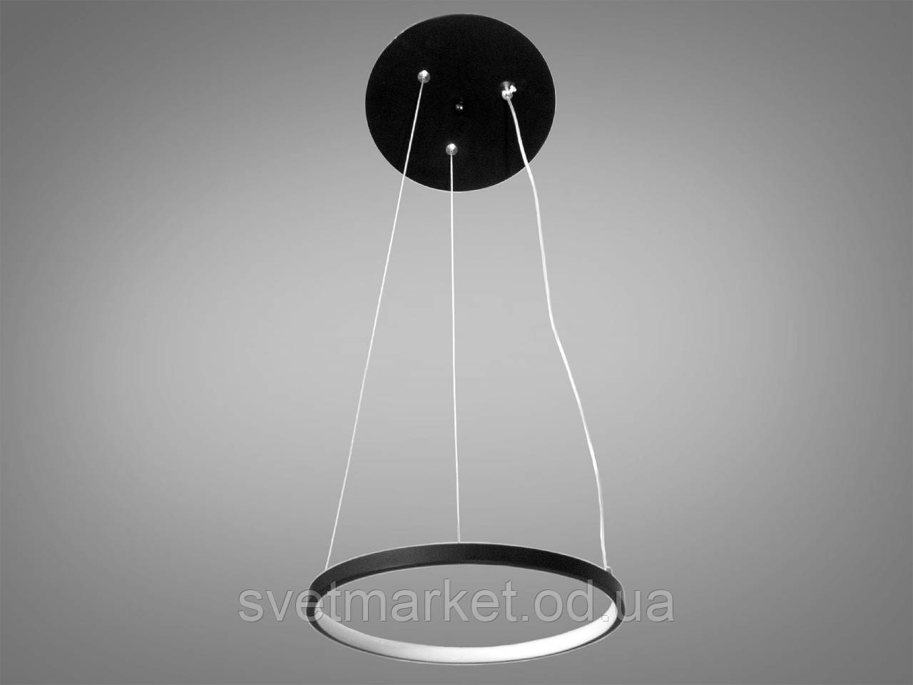 Декоративна LED люстра з димером MD9079-400BK dimmer, фото 1
