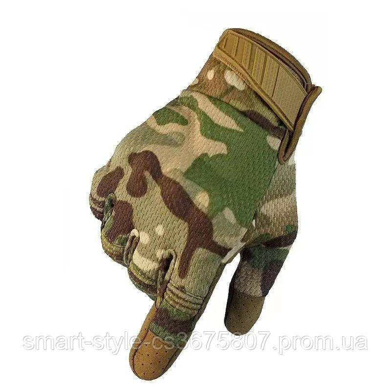 Тактические перчатки мультикам Тактические перчатки для ВСУ - фото 1 - id-p1922401142