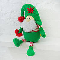 Мягкая игрушка Kidsqo гномик Санта с сердцем 32см зелёно-красный (KD625) PK, код: 2606555