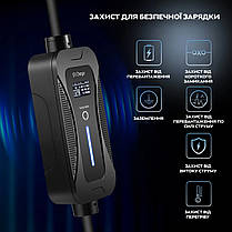 Зарядний пристрій Guwieyg для електромобілів GB/T (GBT) - CEE (blue), 32 A, 7.2 кВт, 1-фазний, 5 м, фото 3