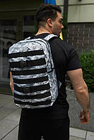 Рюкзак Fazan V2 серый пиксель, рюкзак для мужчин, рюкзак для мужчин с принтом - пиксель, пиксельный рюкзак