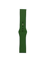 Ремешок силиконовый для Amazfit 20mm Dark Green