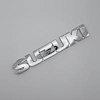 Эмблема надпись Suzuki (хром)