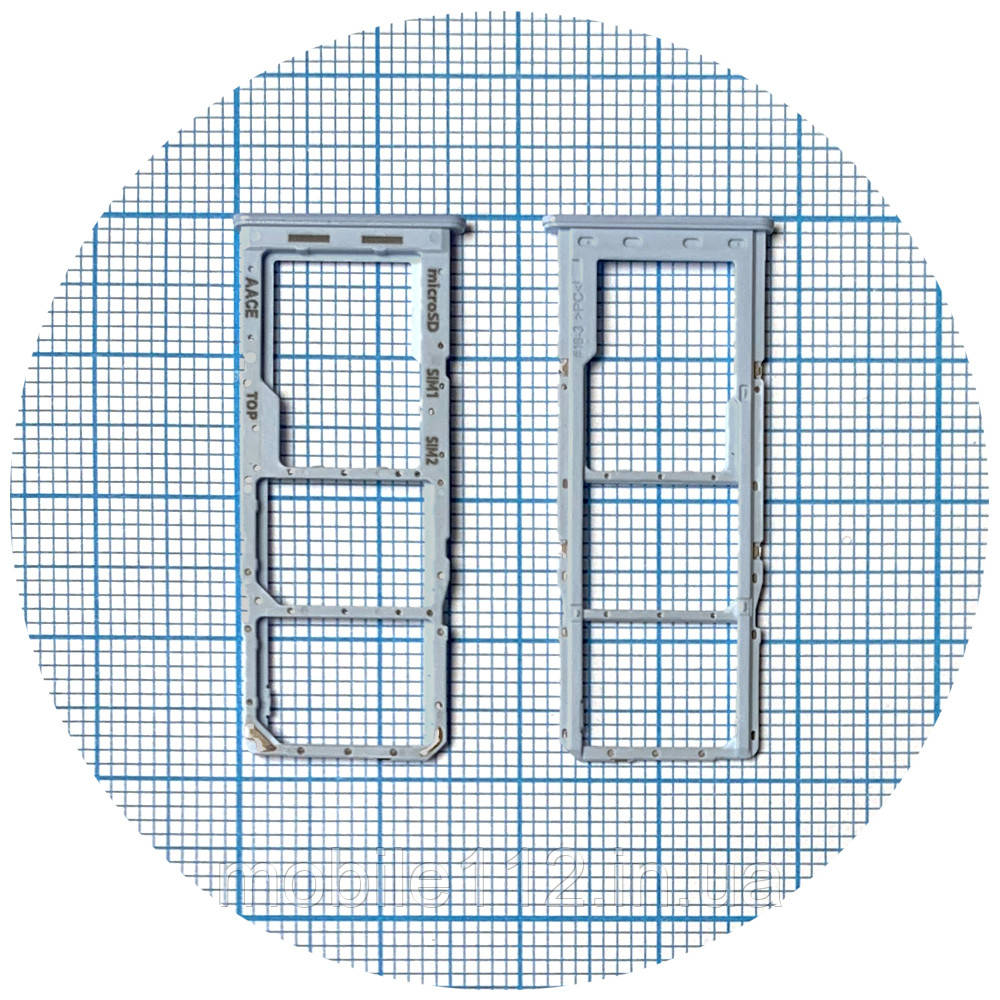 Тримач SIM карти Samsung Galaxy A13 4G A135F блакитний на 2 SIM + MicroSD