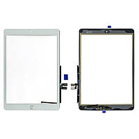Сенсор (тачскрін) Apple iPad 10.2" 2019 iPad 7, iPad 10.2" 2020 iPad 8 білий AAAA повний з кнопкою