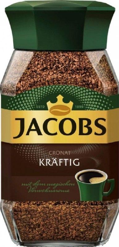 ОРИГІНАЛ! Кава розчинна Jacobs Cronat Kraftig 190г