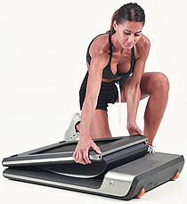 Бігова доріжка Toorx Treadmill WalkingPad with Mirage Display Mineral Grey (WP-G), фото 4