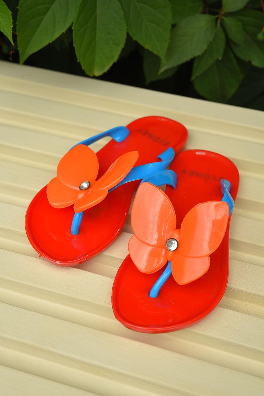 В'єтнамки дитячі дівчинка червоного кольору 163109T Безкоштовна доставка, фото 1