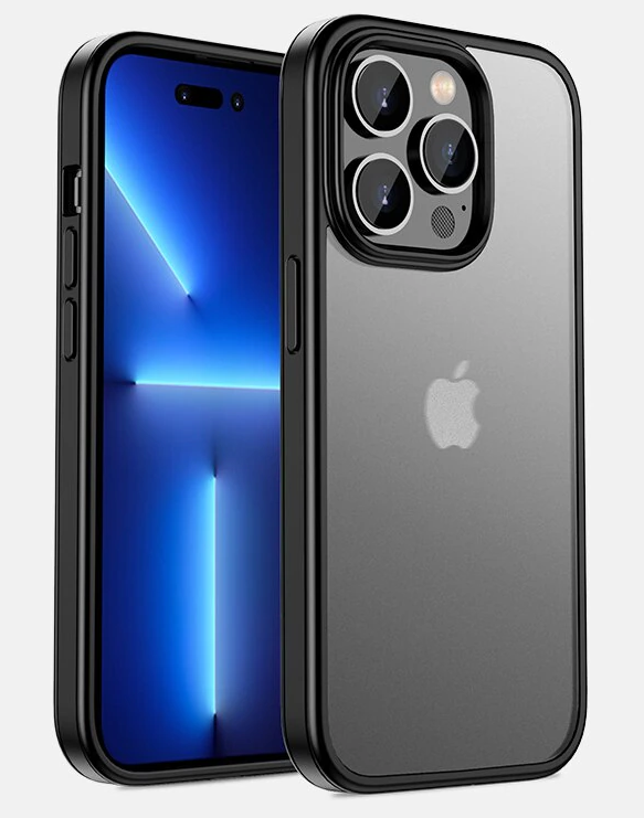 Чорний чохол для iPhone 14 Pro , силиконовый чехол для айфон 14 про, фото 1