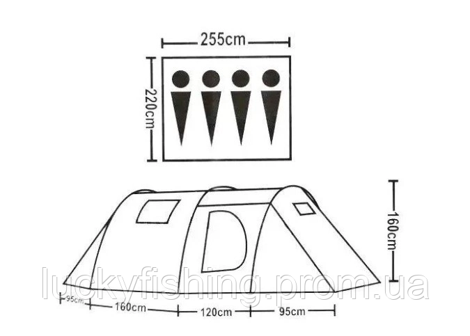 Палатка 4 Местная 1909 2 Комнаты, Тамбур — в Категории "Туристические ...