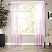 40 x 84inch Dusty Rose Pink Роскошные прозрачные шторы Elegant Comfort, шторы для обработки окон с карман