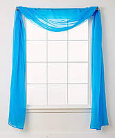 Scarf 55 x 216inch Turquoise Роскошные прозрачные шторы Elegant Comfort, шторы для обработки окон с карма