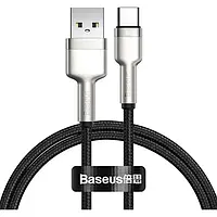 Дата-кабель Baseus Cafule Metal USB (тато) - Type-C (тато) 2m 40W 5A (CATJK-B01)