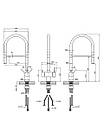Змішувач для кухні ZRiX Kit 021 з фільтром і гнучким силіконовим гусаком, фото 6