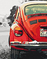 Картина по номерам "Красное ретро" 40x50 3v1 Рисование Живопись Раскраски (Корабли, авто и самолеты)