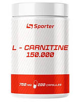 Жироспалювач Л-карнитин Sporter L - carnitine 150 000 - 200 капсул