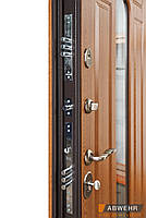 Вхідні двері зі склом модель Afina комплектація Megapolis MG3, фото 6