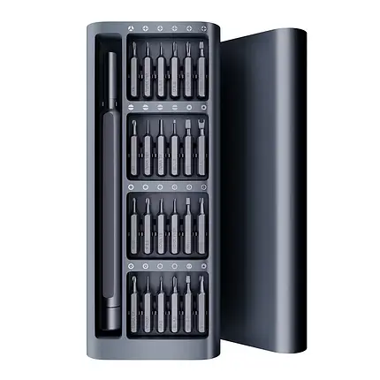 Набір викруток 25 в 1 магнітні Біти Torx Hex Precision DIY розбірний мінічохол, фото 1