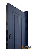 Вхідні двері з терморозривом модель Country (Атмосферостійка фарба HardLine + вулична плівка) комплектація, фото 3