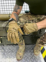 Перчатки тактические полнопалые M-Pact койот Перчатки M-Pact с дышащими вставками TrekDry