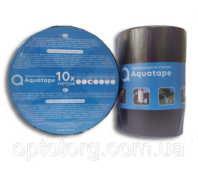 Бітумна стрічка 100мм довжина 10м СТК Україна Aqua Protect