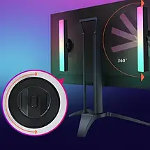 Подвійна панель RGB, фонове освітлення 70LED 10ВТ із пультом Wi-Fi Puluz, фото 4