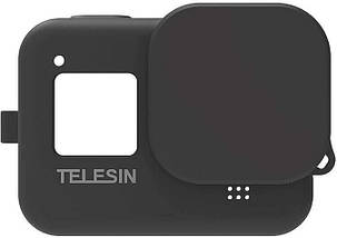 Силіконовий чохол для GoPro 8 Telesin GP-PTC-802-BK чорний, фото 5