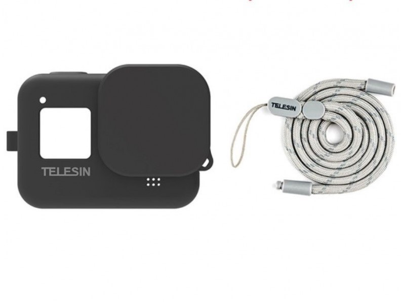 Силіконовий чохол для GoPro 8 Telesin GP-PTC-802-BK чорний