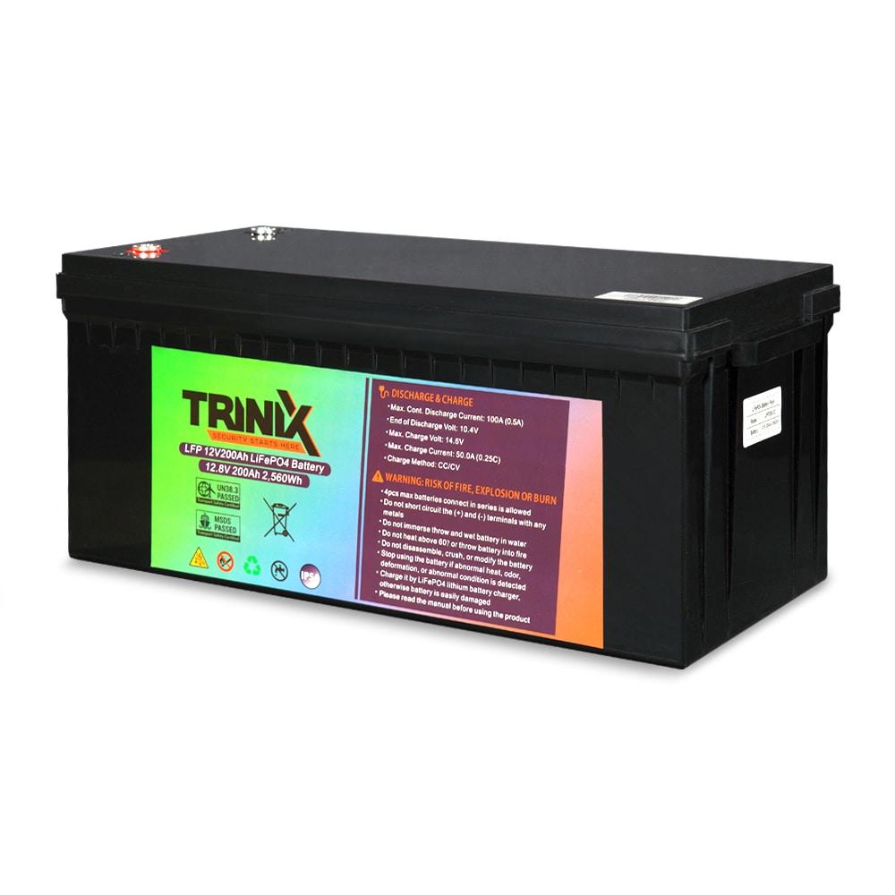 Акумулятор LFP літій-залізо-фосфатний 12В 200А/г TRINIX 12V200Ah LiFePo4