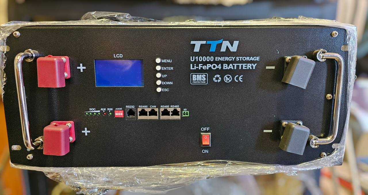 Аккумуляторная батарея TTN 48v200Ah rack LiFePO4