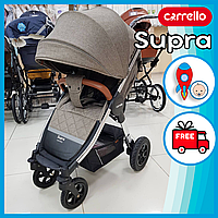 Детская прогулочная коляска надувные колеса CARRELLO Supra CRL-5510 Bisquit Beige