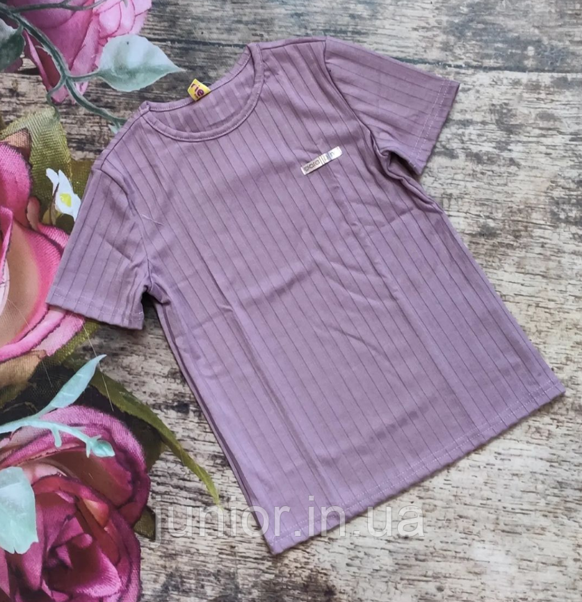 Футболка шкільна для дівчинки  (128-152р), фото 1