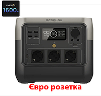 Зарядная станция EcoFlow RIVER 2 Pro ( 768Вт*ч) Для котла, техники. Евро розетки. Экофлоу Ривер 2 про.