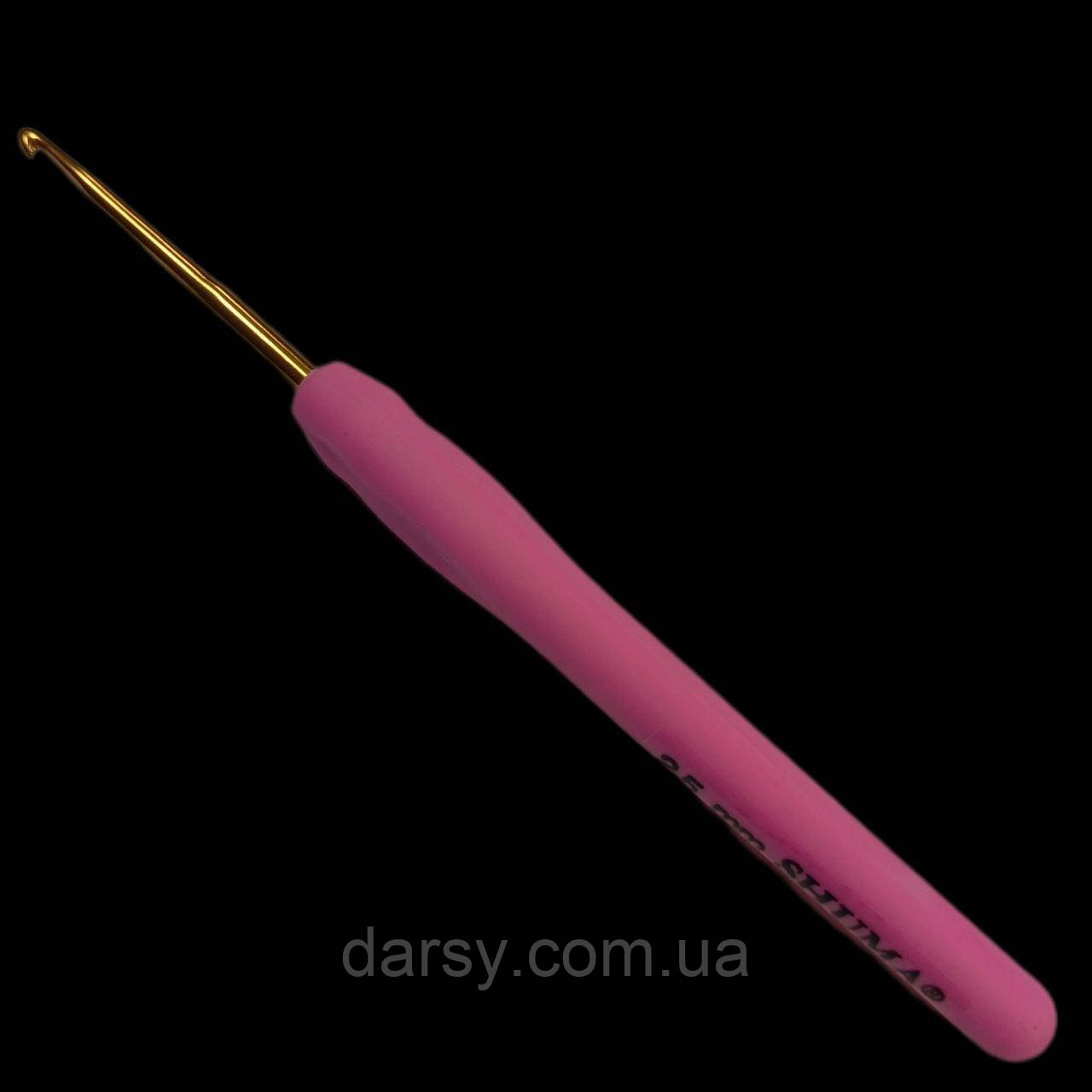 Гачок для в'язання Shuma №2,5 із м'якою ручкою, фото 1